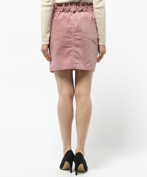 one after another NICE CLAUP（ワンアフターアナザーナイスクラップ）の「コーデュロイタイトスカート（スカート・レディース・ピンク/キャメル/アイボリー・FREE）」の6枚目の写真