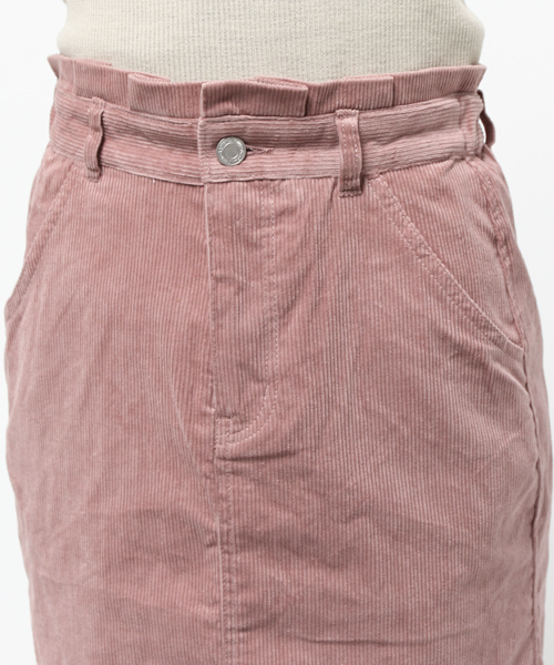 one after another NICE CLAUP（ワンアフターアナザーナイスクラップ）の「コーデュロイタイトスカート（スカート・レディース・ピンク/キャメル/アイボリー・FREE）」の7枚目の写真
