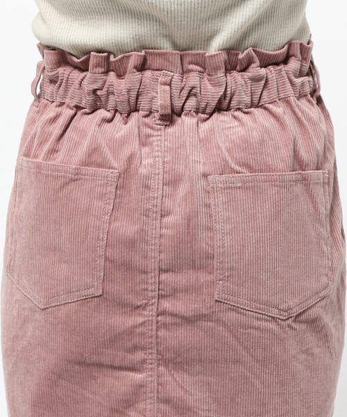one after another NICE CLAUP（ワンアフターアナザーナイスクラップ）の「コーデュロイタイトスカート（スカート・レディース・ピンク/キャメル/アイボリー・FREE）」の8枚目の写真