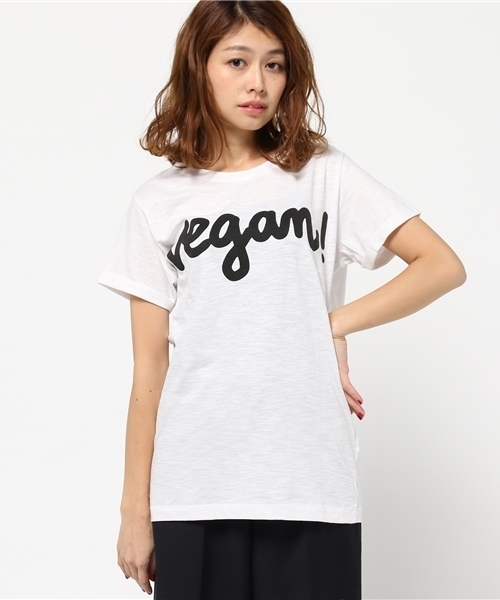 Collage Gallardagalante コラージュガリャルダガランテ の Happiness ロゴtシャツ Tシャツ カットソー Wear