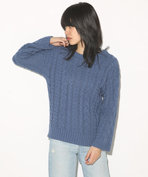 SLY | COTTON RELAX CABLE TOPS(ニット/セーター)