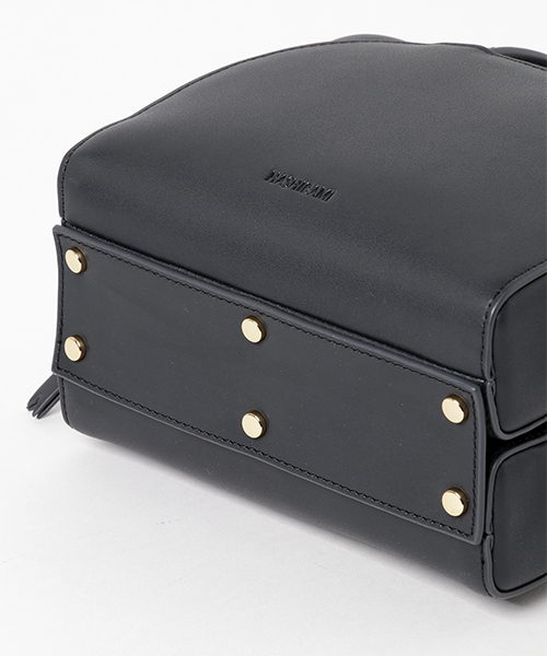 HASHIBAMI（ハシバミ）の「【Hashibami】ラウンド2WAYショルダー（ショルダーバッグ・レディース・ブルー/ベージュ/ネイビー・FREE）」の7枚目の写真