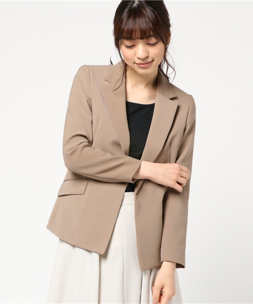 UNITED TOKYO(ユナイテッドトウキョウ)の「ウォッシャブルテーラードジャケット(テーラードジャケット・レディース・グリーン/ブラック/ベージュ・2/1)」の19枚目の写真