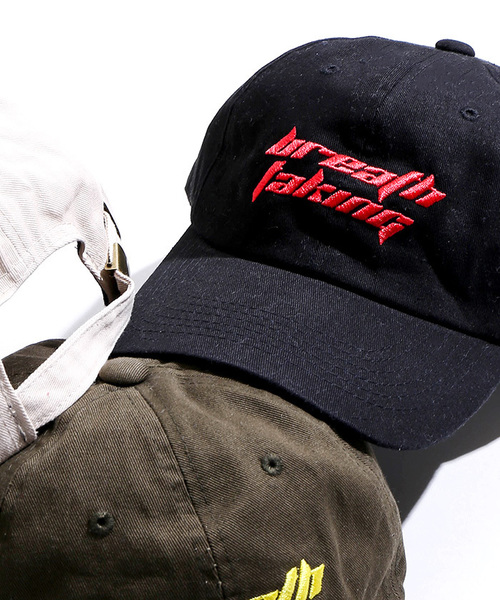 WEGO（ウィゴー）の「WEGO/プラネットコスモスロゴLOWキャップ（キャップ・メンズ・ベージュ/ホワイト/カーキ/ブラック・FREE）」の2枚目の写真