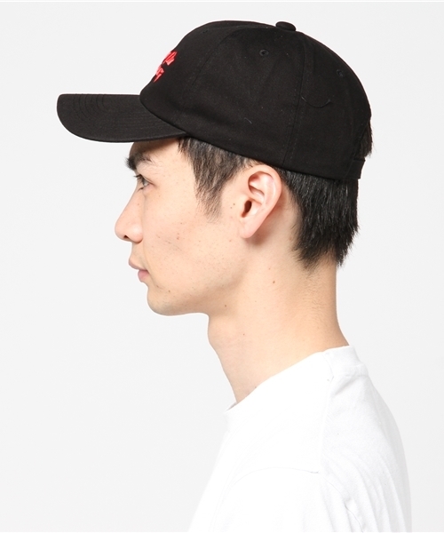 WEGO（ウィゴー）の「WEGO/プラネットコスモスロゴLOWキャップ（キャップ・メンズ・ベージュ/ホワイト/カーキ/ブラック・FREE）」の9枚目の写真