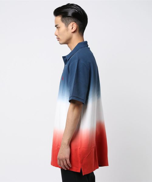 POLO RALPH LAUREN（ポロ ラルフ ローレン）の「カスタム スリム フィット コットン ポロシャツ（ポロシャツ・メンズ・マルチ・MEDIUM/LARGE/SMALL/X-LARGE/X-SMALL/XX-LARGE）」の2枚目の写真