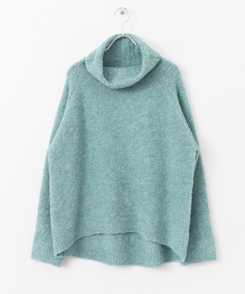 URBAN RESEARCH Sonny Label（アーバンリサーチサニーレーベル）の「ブークレタートルネックニット（ニット/セーター・レディース・オフホワイト/ピンク/グリーン・FREE）」の19枚目の写真