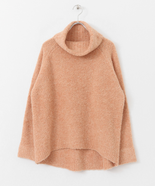 URBAN RESEARCH Sonny Label（アーバンリサーチサニーレーベル）の「ブークレタートルネックニット（ニット/セーター・レディース・オフホワイト/ピンク/グリーン・FREE）」の20枚目の写真