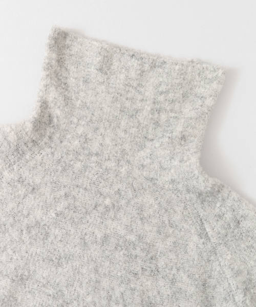 URBAN RESEARCH Sonny Label（アーバンリサーチサニーレーベル）の「ブークレタートルネックニット（ニット/セーター・レディース・オフホワイト/ピンク/グリーン・FREE）」の4枚目の写真