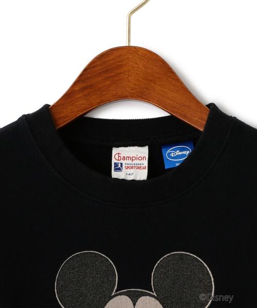 Champion（チャンピオン）の「■■■◆【ジュニア】別注 Champion(チャンピオン) ミッキー ビッグスウェット（スウェット・キッズ・ホワイト/ブラック/ネイビー・140cm）」の5枚目の写真