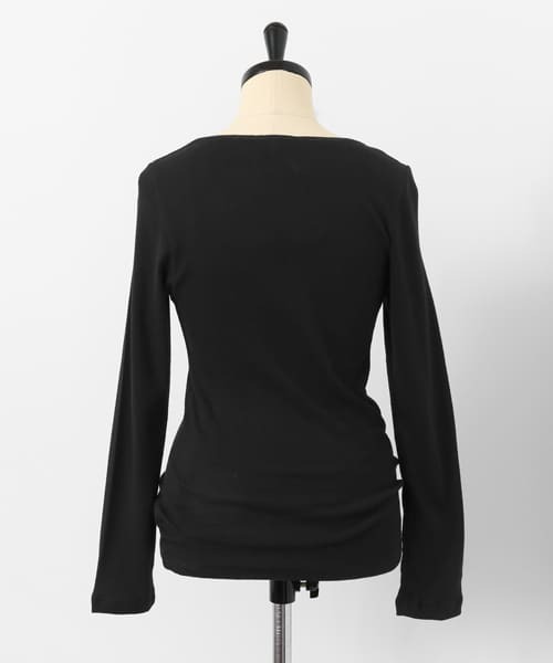 URBAN RESEARCH DOORS(アーバンリサーチドアーズ)の「【店舗振り分け】ott-tricot CREW NECK L SLEEVE PULLOVER∴(Tシャツ/カットソー・レディース・ホワイト/ブラック/ピンク・ONE)」の18枚目の写真