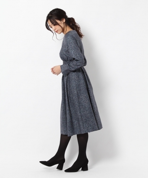 laboratory work（ラボラトリーワーク）の「ツイードプリントワンピース（ワンピース・レディース・グリーン/ラベンダー/イエロー系その他・MEDIUM）」の11枚目の写真