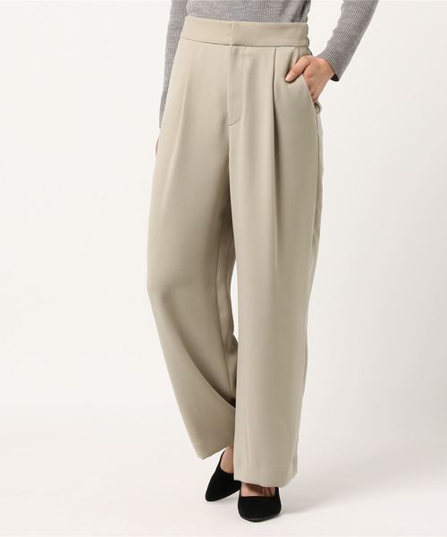 RIVE DROITE(リヴドロワ)の「ダブルクロスワイドパンツ(その他パンツ・レディース・ブラック/カーキ/ラベンダー・38/36)」の6枚目の写真