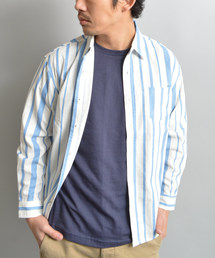 ROOPTOKYO（ループトウキョウ）の「コットンリネン ストライプ シャツ 長袖 （シャツ/ブラウス）」