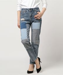 PLENTY�i�v�����e�B�j�́u�yPLENTY HUMANWEAR�zTARA PATCHWORK DENIM PANTS�i�f�j���p���c�j�v