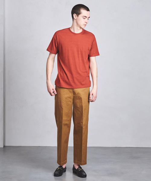 AURALEE（オーラリー）の「＜AURALEE（オーラリー）＞ S/LESS CREW（Tシャツ/カットソー・メンズ・ブラック/グレー/レッド/ホワイト・3/4/5）」の4枚目の写真