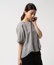 AMERICAN HOLIC | ・マドラスチェックバックねじりブラウス(シャツ/ブラウス)