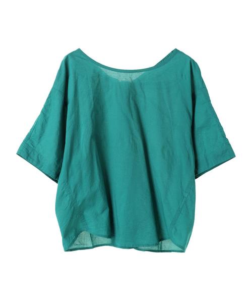 AMERICAN HOLIC（アメリカンホリック）の「・マドラスチェックバックねじりブラウス（シャツ/ブラウス・レディース・ネイビー/ピンク/ターコイズブルー/ベージュ系その他/ストライプ/その他5/オフホワイト/ドット・FREE）」の21枚目の写真