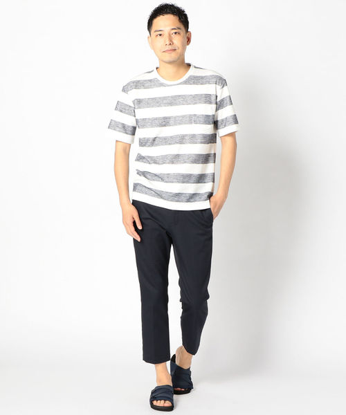 SHIPS(シップス)の「SU: リネン ポケットTシャツ(Tシャツ/カットソー・メンズ・グリーン/ブルー/チャコールグレー/ネイビー・SMALL/X-LARGE/MEDIUM/LARGE)」の7枚目の写真