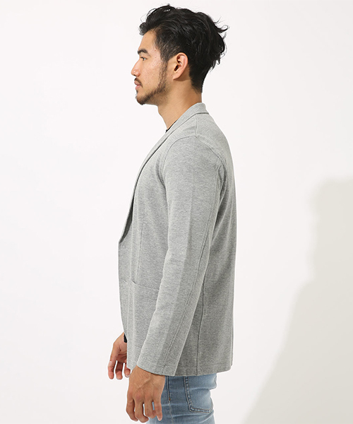 AZUL by moussy（アズールバイマウジー）の「カノコテイラードジャケット（テーラードジャケット・メンズ・ブラック/トップグレー・SMALL/MEDIUM/LARGE/X-LARGE）」の7枚目の写真