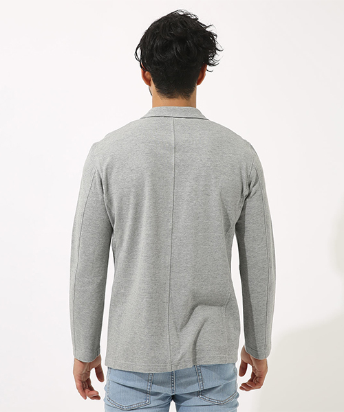 AZUL by moussy（アズールバイマウジー）の「カノコテイラードジャケット（テーラードジャケット・メンズ・ブラック/トップグレー・SMALL/MEDIUM/LARGE/X-LARGE）」の8枚目の写真