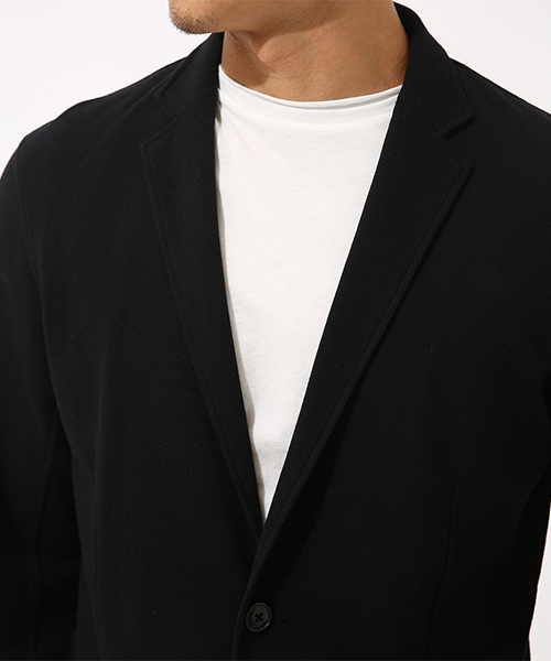 AZUL by moussy（アズールバイマウジー）の「カノコテイラードジャケット（テーラードジャケット・メンズ・ブラック/トップグレー・SMALL/MEDIUM/LARGE/X-LARGE）」の17枚目の写真