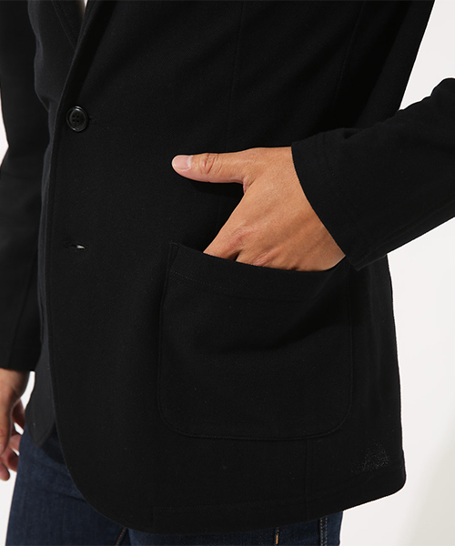 AZUL by moussy（アズールバイマウジー）の「カノコテイラードジャケット（テーラードジャケット・メンズ・ブラック/トップグレー・SMALL/MEDIUM/LARGE/X-LARGE）」の18枚目の写真