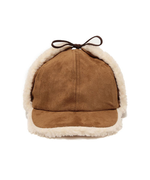 B:MING by BEAMS（ビーミングバイビームス）の「ビーミング by ビームス / ムートン キャップ 18AW（キャップ・キッズ・ネイビー/キャメル・ONE SIZE）」の6枚目の写真