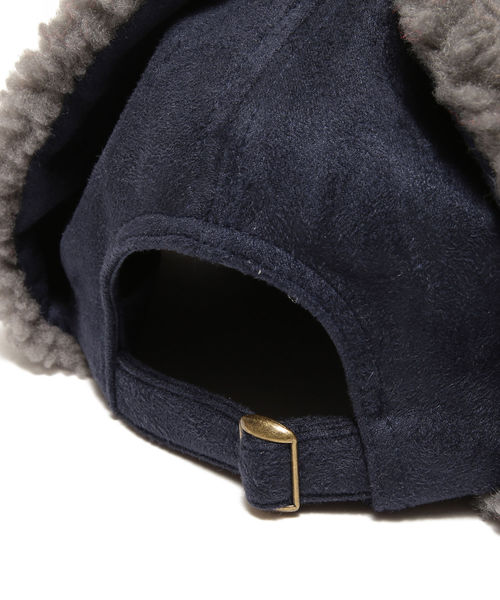 B:MING by BEAMS（ビーミングバイビームス）の「ビーミング by ビームス / ムートン キャップ 18AW（キャップ・キッズ・ネイビー/キャメル・ONE SIZE）」の11枚目の写真