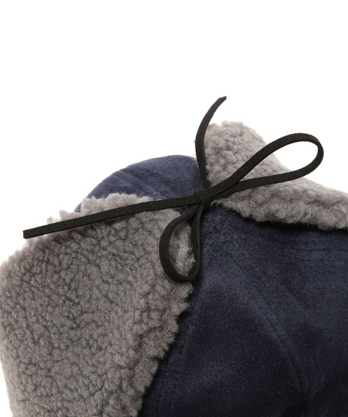 B:MING by BEAMS（ビーミングバイビームス）の「ビーミング by ビームス / ムートン キャップ 18AW（キャップ・キッズ・ネイビー/キャメル・ONE SIZE）」の12枚目の写真