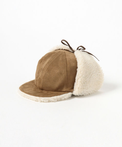 B:MING by BEAMS（ビーミングバイビームス）の「ビーミング by ビームス / ムートン キャップ 18AW（キャップ・キッズ・ネイビー/キャメル・ONE SIZE）」の16枚目の写真