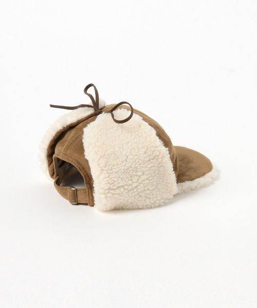 B:MING by BEAMS（ビーミングバイビームス）の「ビーミング by ビームス / ムートン キャップ 18AW（キャップ・キッズ・ネイビー/キャメル・ONE SIZE）」の17枚目の写真