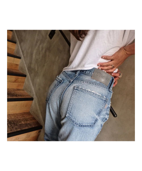 TRUNC（トランクエイティーエイト）の「TRUNC MensLike Flare Denim（デニムパンツ・レディース・ライトブルー・24inch/25inch/23inch）」の3枚目の写真