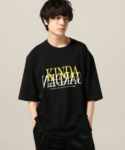 JOINT WORKS(ジョイントワークス)の「KINDA GARDEN SS LOGO TEE(Tシャツ/カットソー・メンズ・ブラック/ホワイト・MEDIUM/LARGE)」の4枚目の写真