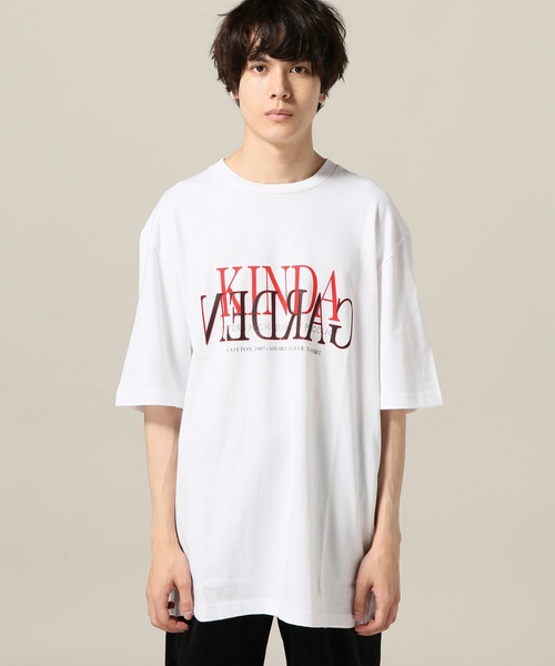 JOINT WORKS(ジョイントワークス)の「KINDA GARDEN SS LOGO TEE(Tシャツ/カットソー・メンズ・ブラック/ホワイト・MEDIUM/LARGE)」の5枚目の写真