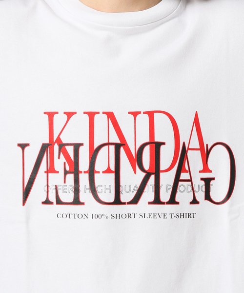 JOINT WORKS(ジョイントワークス)の「KINDA GARDEN SS LOGO TEE(Tシャツ/カットソー・メンズ・ブラック/ホワイト・MEDIUM/LARGE)」の9枚目の写真