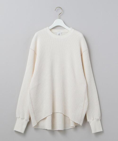 6(ROKU) BEAUTY & YOUTH UNITED ARROWS◆長袖Tシャツ/8612-299-0101/SHEER LOCK LONG SLEEVE PULLOVER// 6 ROKU BEAUTY&YOUTH UNITED ARROWS SHEER LOCK LONG SLEEVE