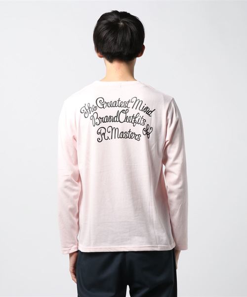 VIBGYOR(ヴィブジョー)の「VIBGYOR Select/ バイカークルーネックロンT (RM)(Tシャツ/カットソー・メンズ・ホワイト/ブラック/ネイビー/ピンク・MEDIUM/LARGE/X-LARGE)」の8枚目の写真
