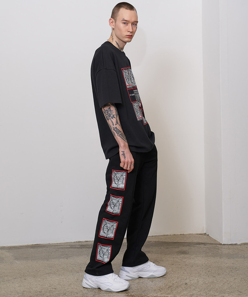 OY(オーワイ)の「ボックスロゴパンツ(その他パンツ・メンズ・ホワイト/ブラック/オレンジ・FREE)」の2枚目の写真