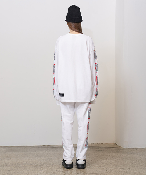 OY(オーワイ)の「ボックスロゴパンツ(その他パンツ・メンズ・ホワイト/ブラック/オレンジ・FREE)」の7枚目の写真