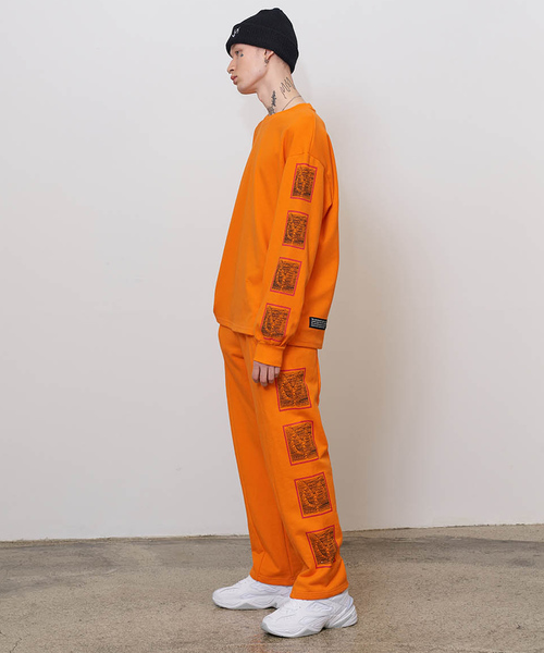 OY(オーワイ)の「ボックスロゴパンツ(その他パンツ・メンズ・ホワイト/ブラック/オレンジ・FREE)」の17枚目の写真