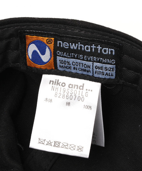 newhattan（ニューハッタン）の「【newhattan(ニューハッタン)】刺繍キャップ（キャップ・レディース・ホワイト/ブラック/ベージュ/パープル・FREE）」の16枚目の写真