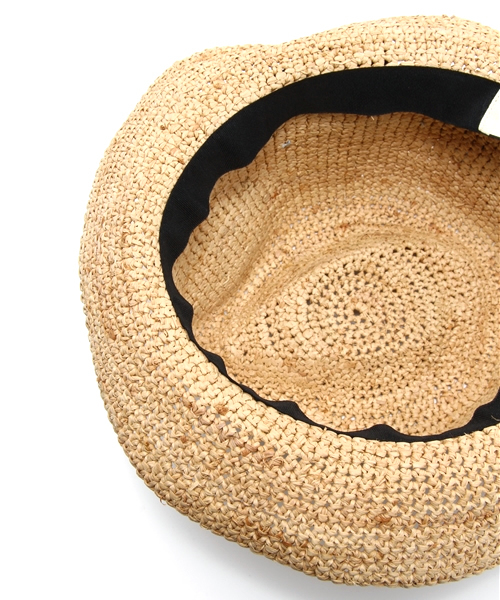 Ray BEAMS（レイビームス）の「Ctrl freak / ビッグリボン ハット（ハット・レディース・サックスブルー/ネイビー・ONE SIZE）」の6枚目の写真