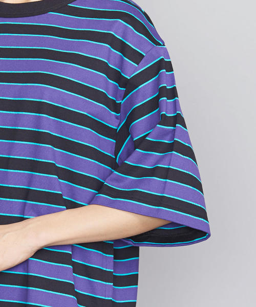 BEAUTY&YOUTH UNITED ARROWS（ビューティーアンドユースユナイテッドアローズ）の「BY マルチボーダー6分袖Tシャツо（Tシャツ/カットソー・レディース・ベージュ/ロイヤルブルー・FREE）」の14枚目の写真