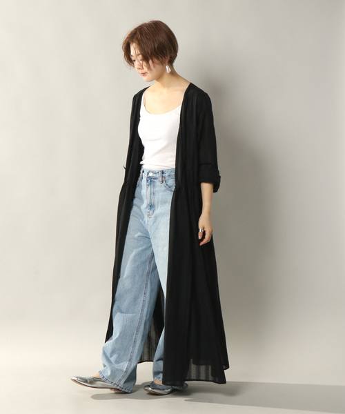 ワンピース ガウン カシュクール 総柄 エキゾチック N011 リトルフラワーカシュクールワンピース【低身長・小柄女性