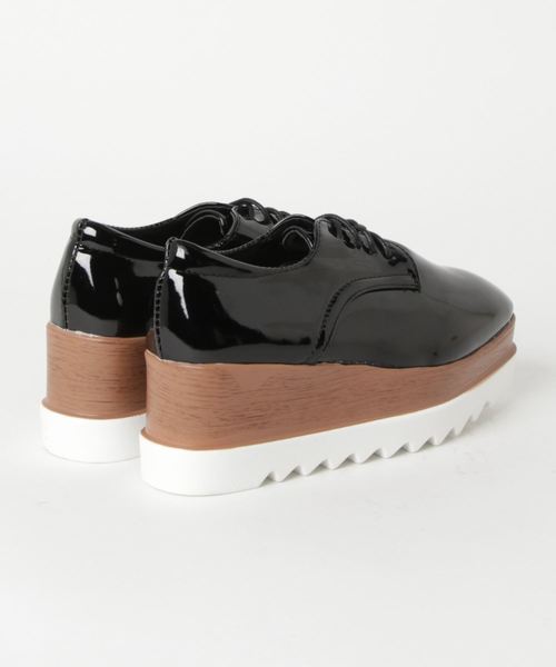 chuclla（チュクラ）の「【chuclla】プラットフォーム オックスフォードシューズ（その他シューズ・レディース・ホワイト/ブラック・38/37/39/36）」の3枚目の写真