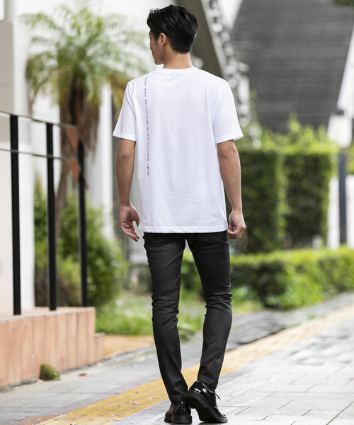 A.S.M(エーエスエム)の「シンプル メッセージ Tシャツ(Tシャツ/カットソー・メンズ・ホワイト/ブラック/グレー・48/50/52)」の21枚目の写真
