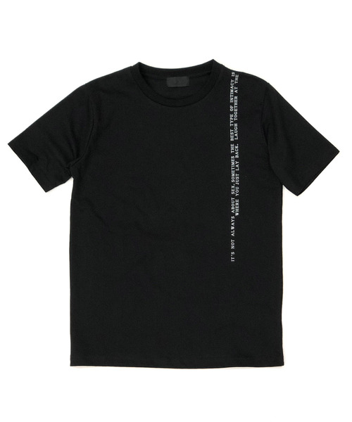 A.S.M(エーエスエム)の「シンプル メッセージ Tシャツ(Tシャツ/カットソー・メンズ・ホワイト/ブラック/グレー・48/50/52)」の13枚目の写真