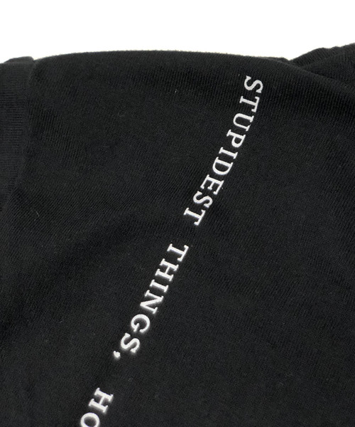 A.S.M(エーエスエム)の「シンプル メッセージ Tシャツ(Tシャツ/カットソー・メンズ・ホワイト/ブラック/グレー・48/50/52)」の9枚目の写真