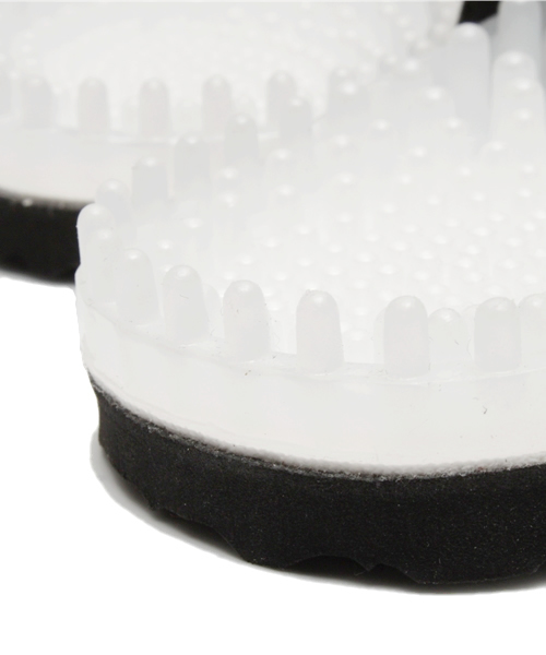 BIRKENSTOCK（ビルケンシュトック）の「SUP-NOPPY/スーパーノッピー ドットブラック（WOMEN&MEN）-ルームシューズ（ルームシューズ/スリッパ・レディース・ブラック・38/37/41/40/42/39/36/35）」の7枚目の写真